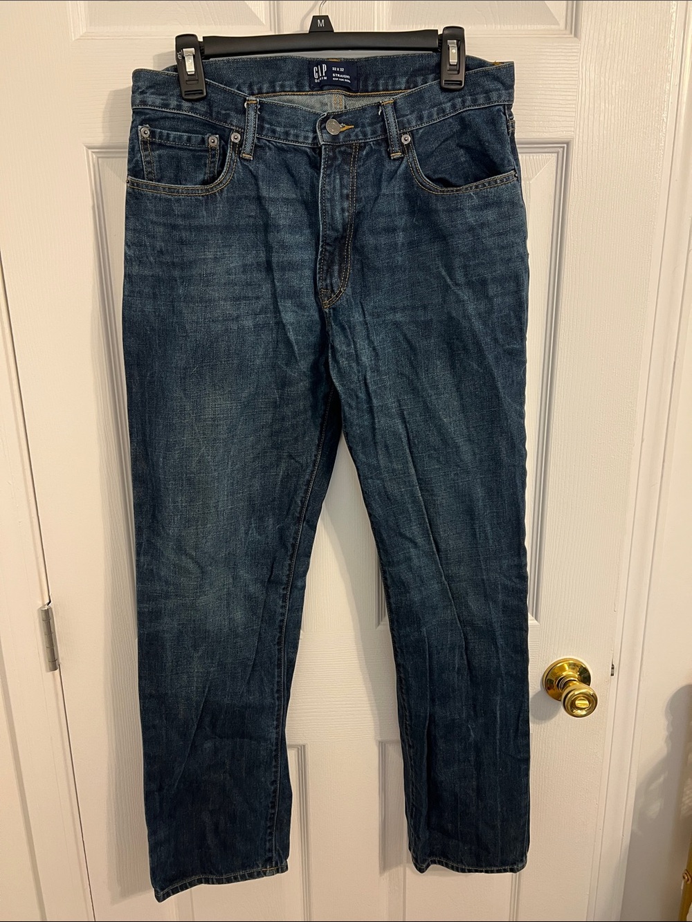 GAP Men's Indigo Straight-Leg Jeans